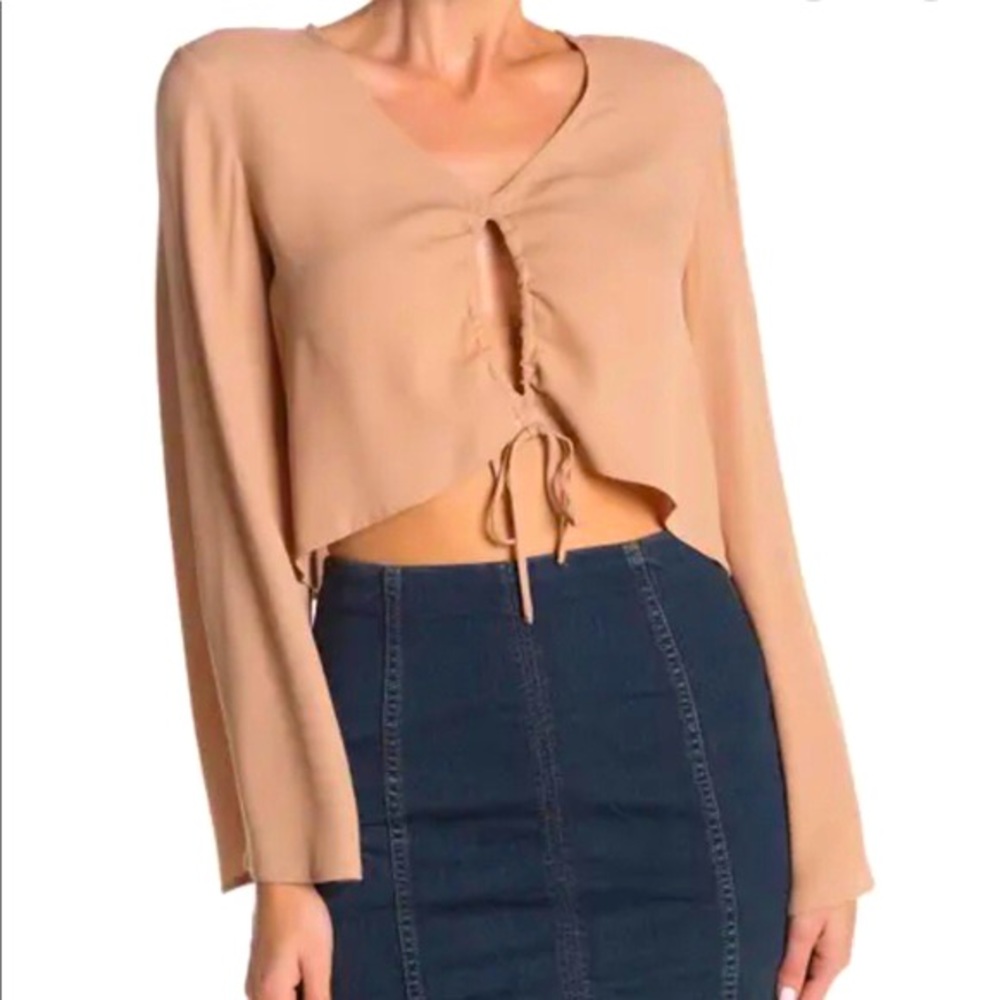Flare sleeve top